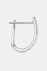 Moissanite 925 Sterling Silver Earrings - Trendsi - Flyclothing LLC