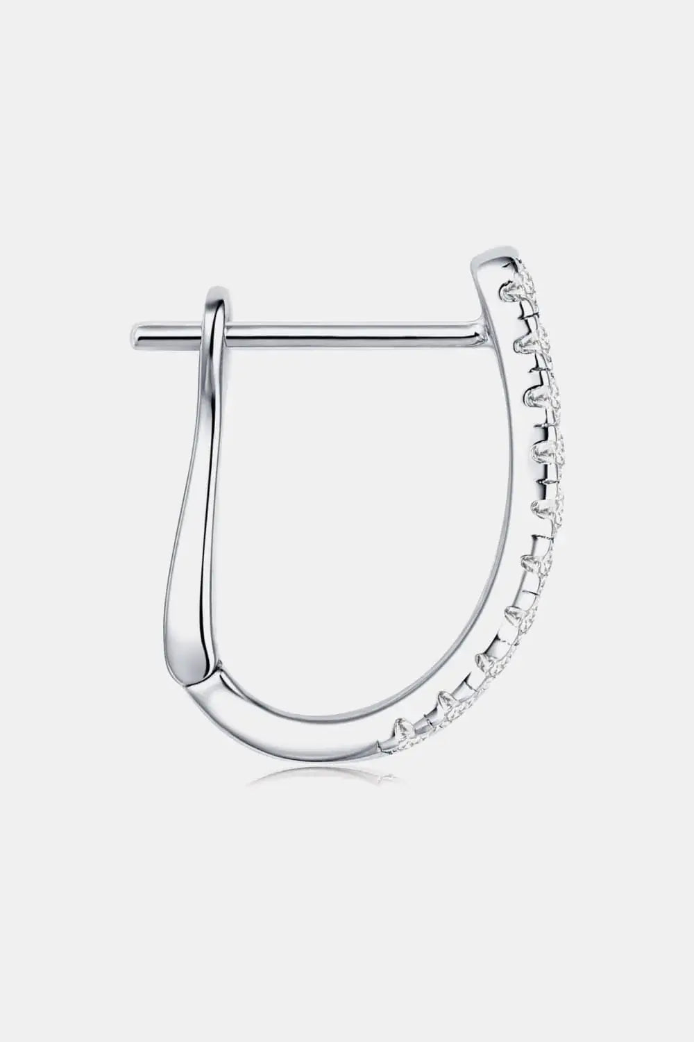 Moissanite 925 Sterling Silver Earrings - Trendsi - Flyclothing LLC