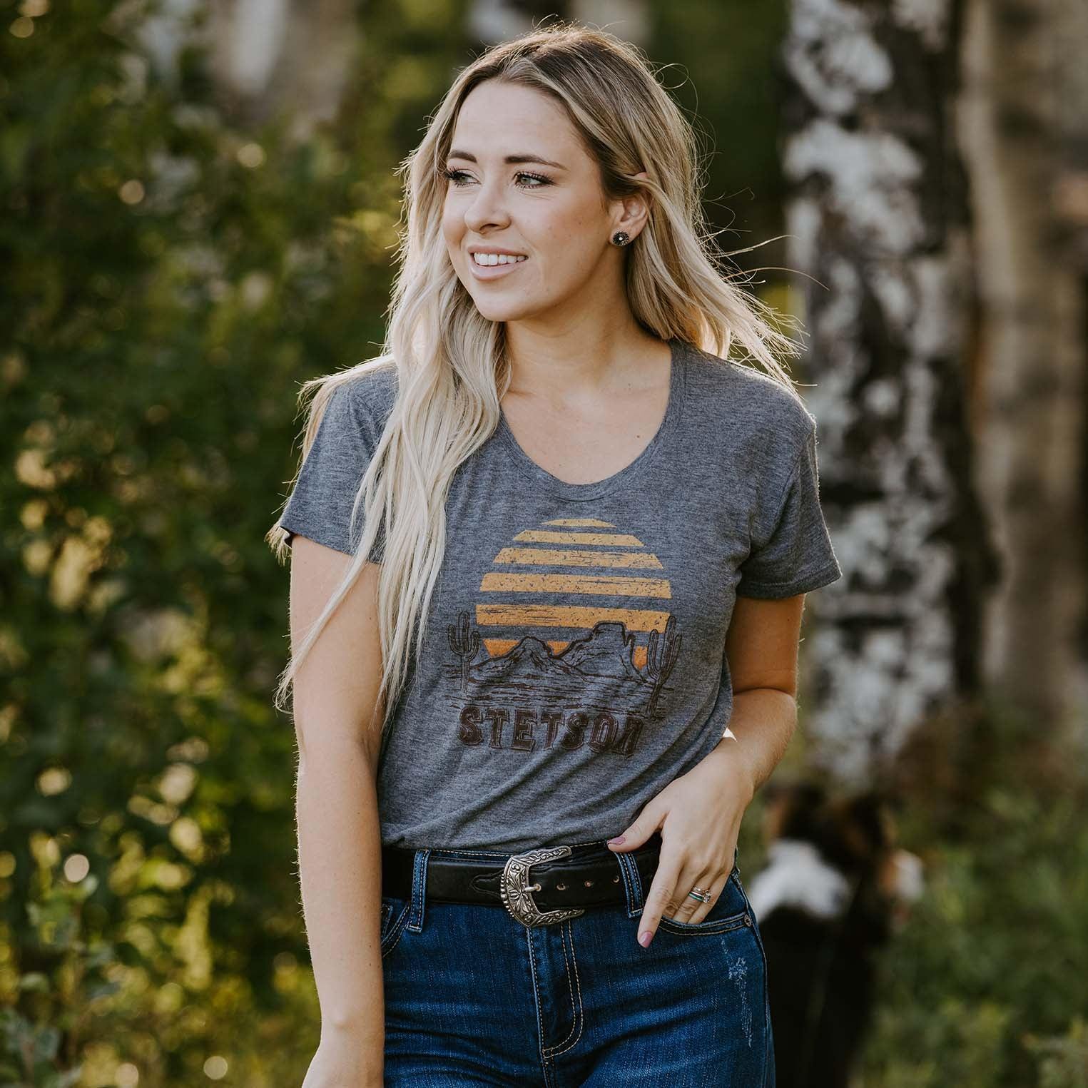 Stetson Sunset Graphic Tee - Stetson