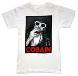 Curt Cobain Smoking Mens T-Shirt - Nirvana