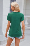 V-Neck Short Sleeve T-Shirt - Flyclothing LLC