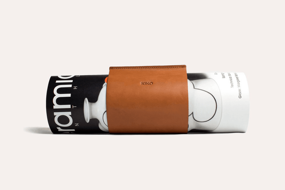 Kiko Leather Newspaper/Magazine Holder - Kiko