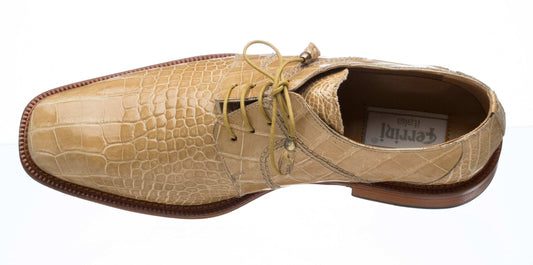 Ferrini USA Belly Alligator 205 Men's Dress Shoes - Ferrini USA - Flyclothing LLC