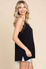 Culture Code Lace Detail Spaghetti Strap Cami - Trendsi - Flyclothing LLC
