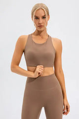 Round Neck Active Tank - Trendsi - Flyclothing LLC
