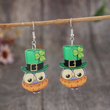 Owl Acrylic Dangle Earrings - Trendsi