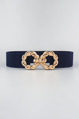 Zinc Alloy Buckle Elastic Belt - Trendsi - Flyclothing LLC