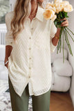 Collared Neck Long Sleeve Pocketed Shirt - Trendsi - Flyclothing LLC