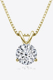 Show Off 1 Carat Moissanite Pendant Necklace - Trendsi