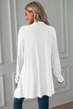 Open Front Long Sleeve Cardigan - Trendsi - Flyclothing LLC