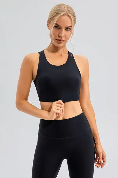 Round Neck Active Tank - Trendsi - Flyclothing LLC