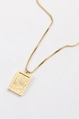 Stainless Steel 18K Gold-Plated Necklace - Trendsi - Flyclothing LLC