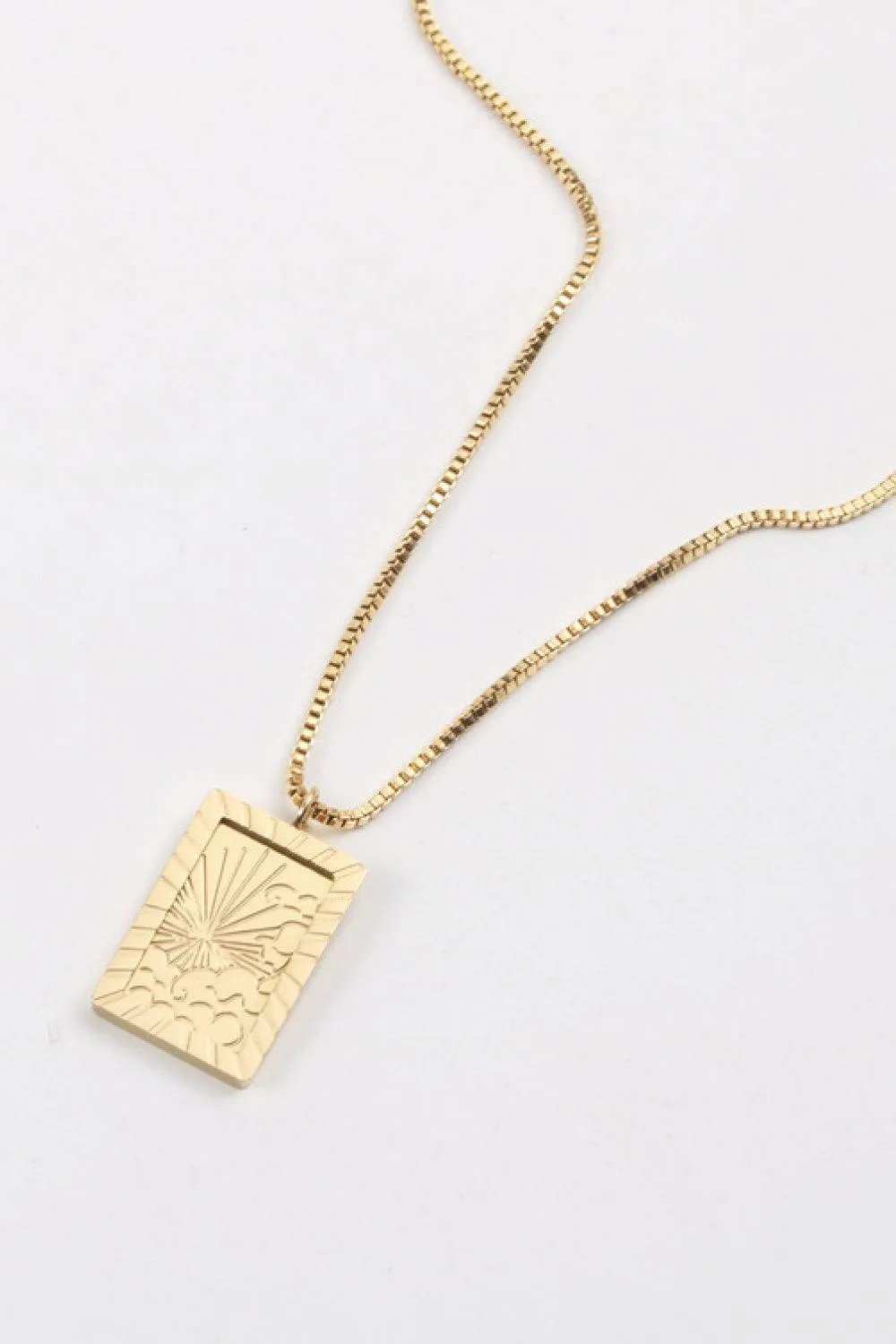 Stainless Steel 18K Gold-Plated Necklace - Trendsi - Flyclothing LLC