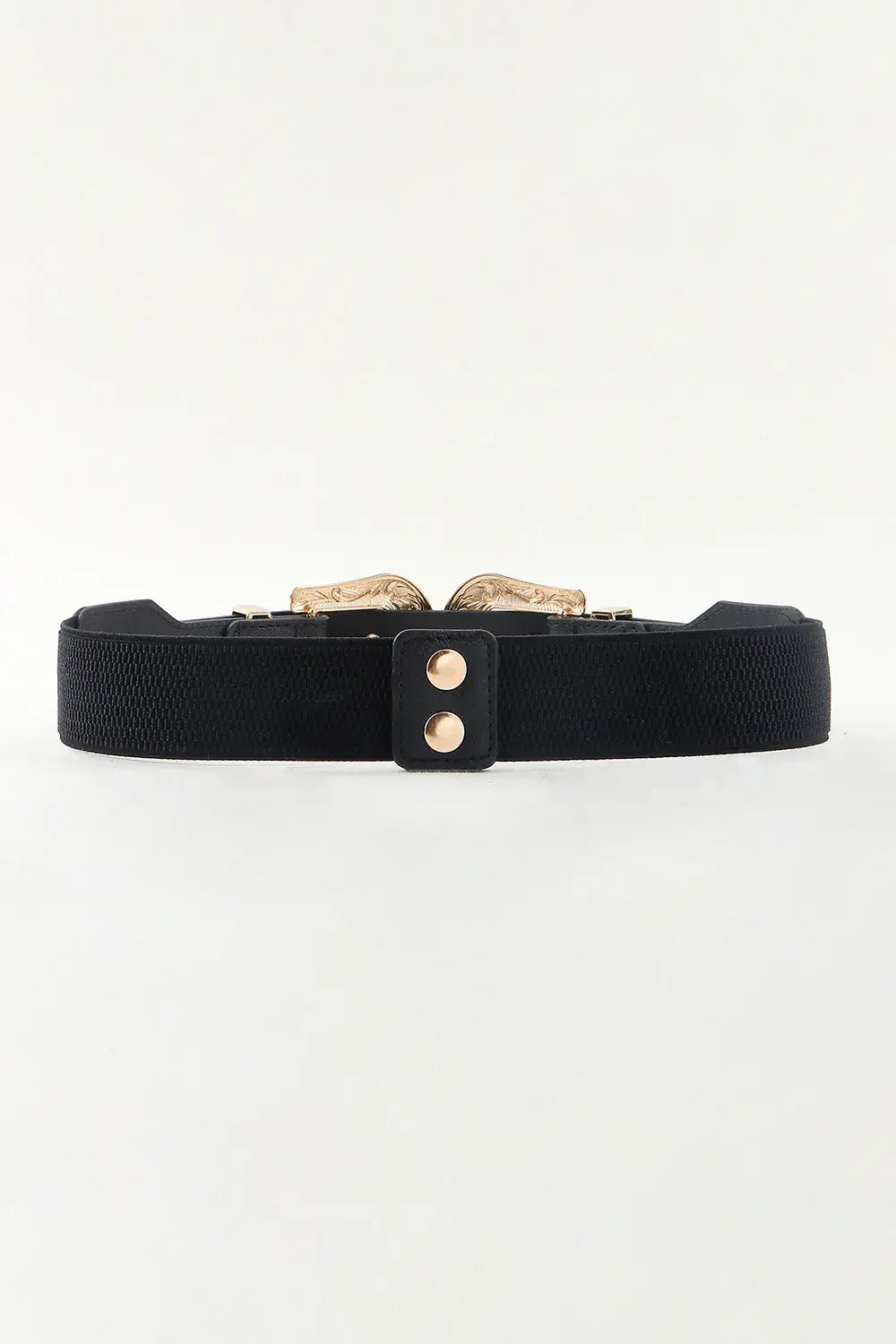 Symmetrical Zinc Alloy Buckle PU Leather Belt - Trendsi - Flyclothing LLC