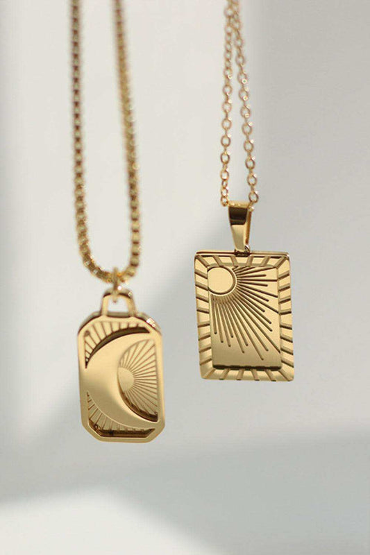 Stainless Steel 18K Gold-Plated Necklace - Trendsi - Flyclothing LLC