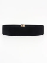 Alloy Buckle Elastic Belt - Trendsi - Flyclothing LLC