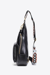 All The Feels PU Leather Sling Bag - Trendsi