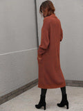 Waffle Knit Open Front Duster Cardigan With Pockets - Trendsi - Flyclothing LLC