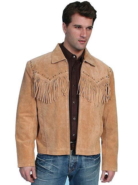 Scully BOURBON BOAR SUEDE TEXAN JACKET - Scully Leather