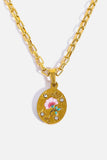 Stainless Steel 18K Gold-Plated Necklace - Trendsi - Flyclothing LLC