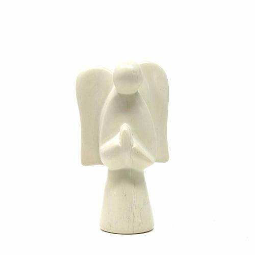 Soapstone Angel Sculpture, Natural Stone - SMOLArt - Flyclothing LLC
