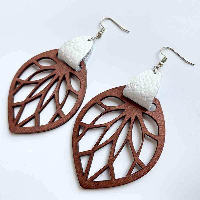 Leaf Drop Earrings - Trendsi - Flyclothing LLC