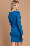 Culture Code Full Size Off Shoulder Dolman Sleeve Dress - Trendsi - Flyclothing LLC