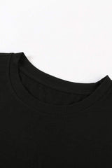 Leopard Print Color Block Short Sleeve T-Shirt - Trendsi - Flyclothing LLC