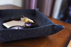 Kiko Leather Desk Tray - Kiko