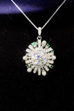 2 Carat Moissanite 925 Sterling Silver Necklace - Trendsi