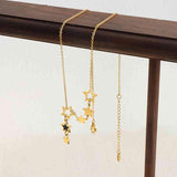 Titanium Steel Geometric Drop Necklace - Trendsi - Flyclothing LLC