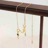 Titanium Steel Geometric Drop Necklace - Trendsi - Flyclothing LLC