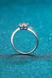 On My Mind 925 Sterling Silver Moissanite Ring - Trendsi - Flyclothing LLC