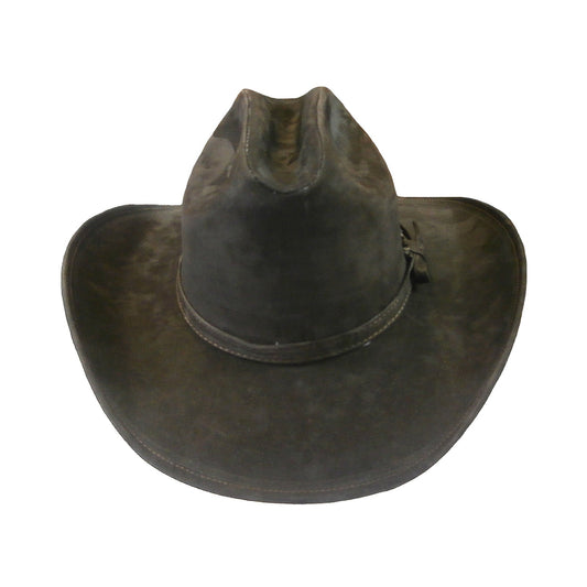 Rockmount Clothing Brown Suede Leather Western Cowboy Hat