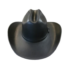 Rockmount Clothing Black Leather Western Cowboy Hat