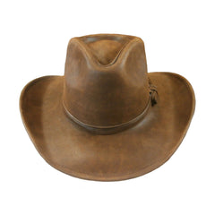Rockmount Clothing Nubuck Lt. Brown Suede Leather Western Cowboy Hat