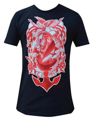 Charlie Coffin Anchors Away T-Shirt - Lowbrow Art Company