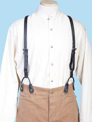 Scully 3/4 INCH flat braided suspender - Flyclothing LLC