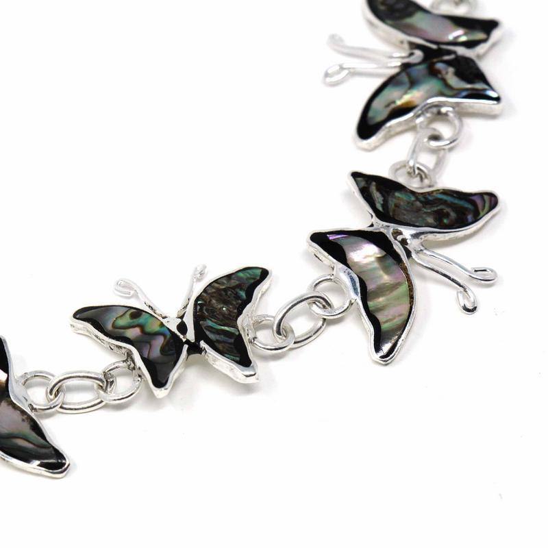Bracelet, Abalone Butterflies - Artisana