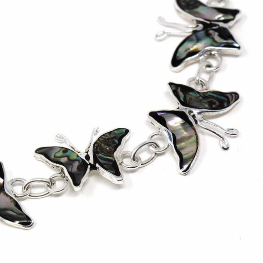 Bracelet, Abalone Butterflies - Flyclothing LLC