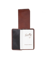 Scully Leather pocket tel/address book - Scully Leather