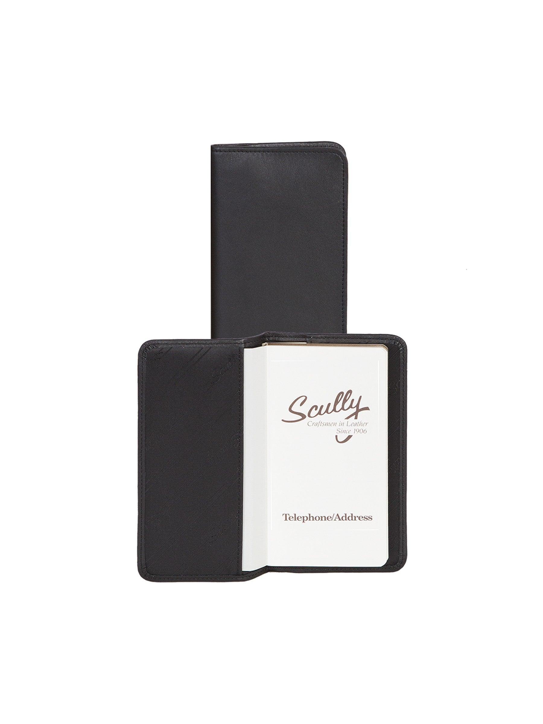 Scully Leather pocket tel/address book - Flyclothing LLC