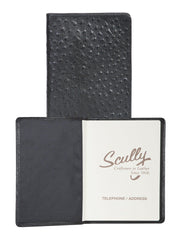 Scully Leather tel/address book - Scully Leather