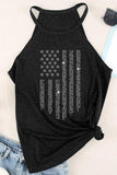 Graphic Grecian Neck Tank - Trendsi - Flyclothing LLC