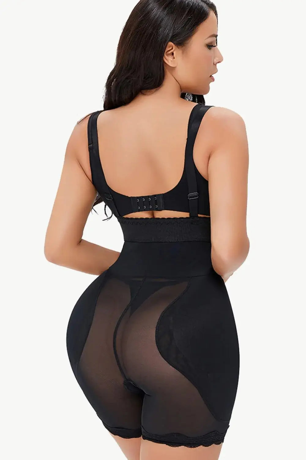 Full Size Spaghetti Strap Lace Trim Shaping Bodysuit - Trendsi - Flyclothing LLC