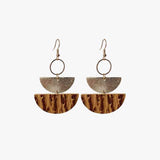 PU Semicircle Drop Earrings - Trendsi - Flyclothing LLC