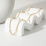 Freshwater Pearl 18K Gold-Plated Necklace - Trendsi