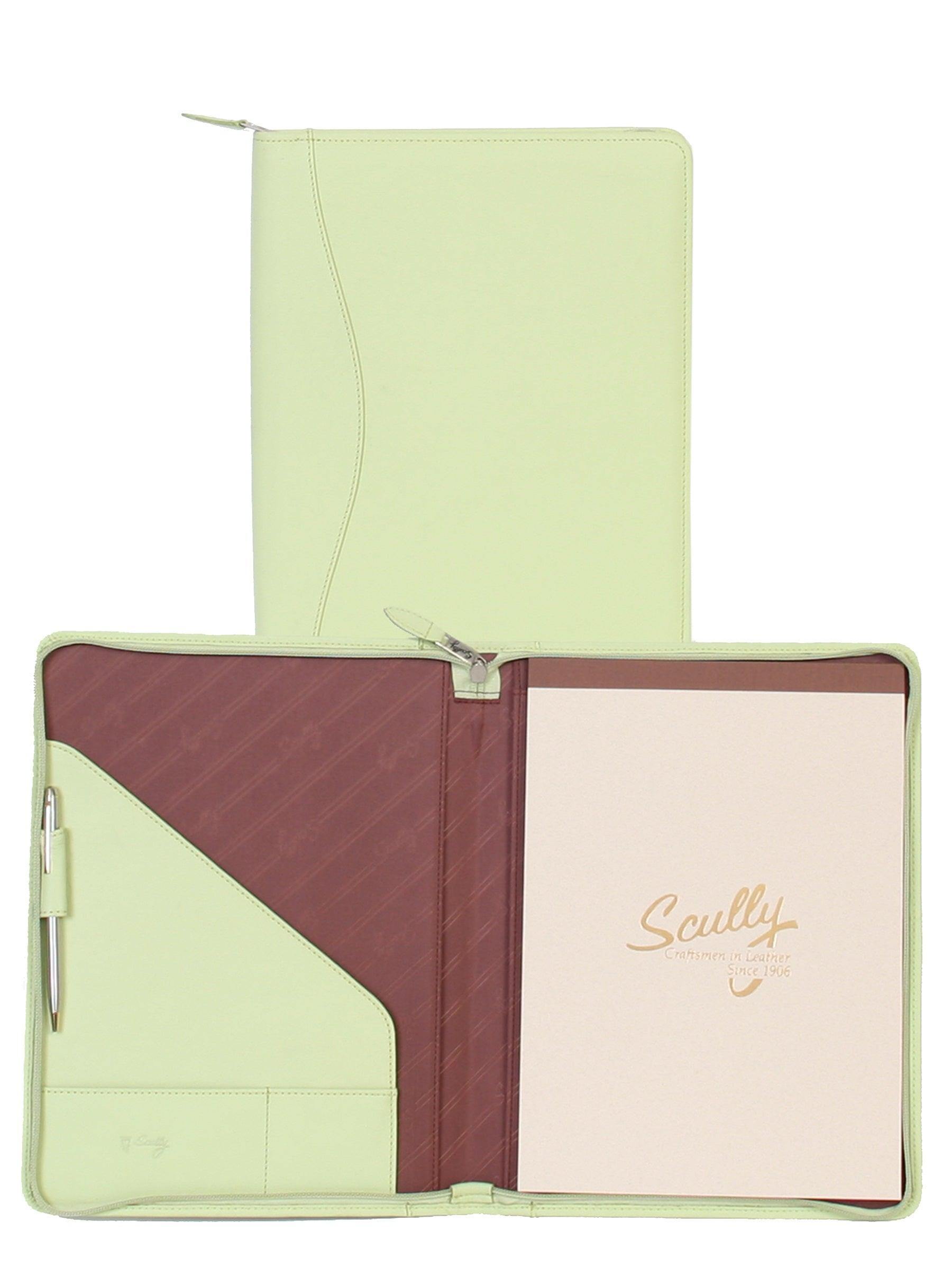 Scully Leather zip letter pad - Scully Leather