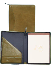 Scully Leather zip letter pad - Scully Leather