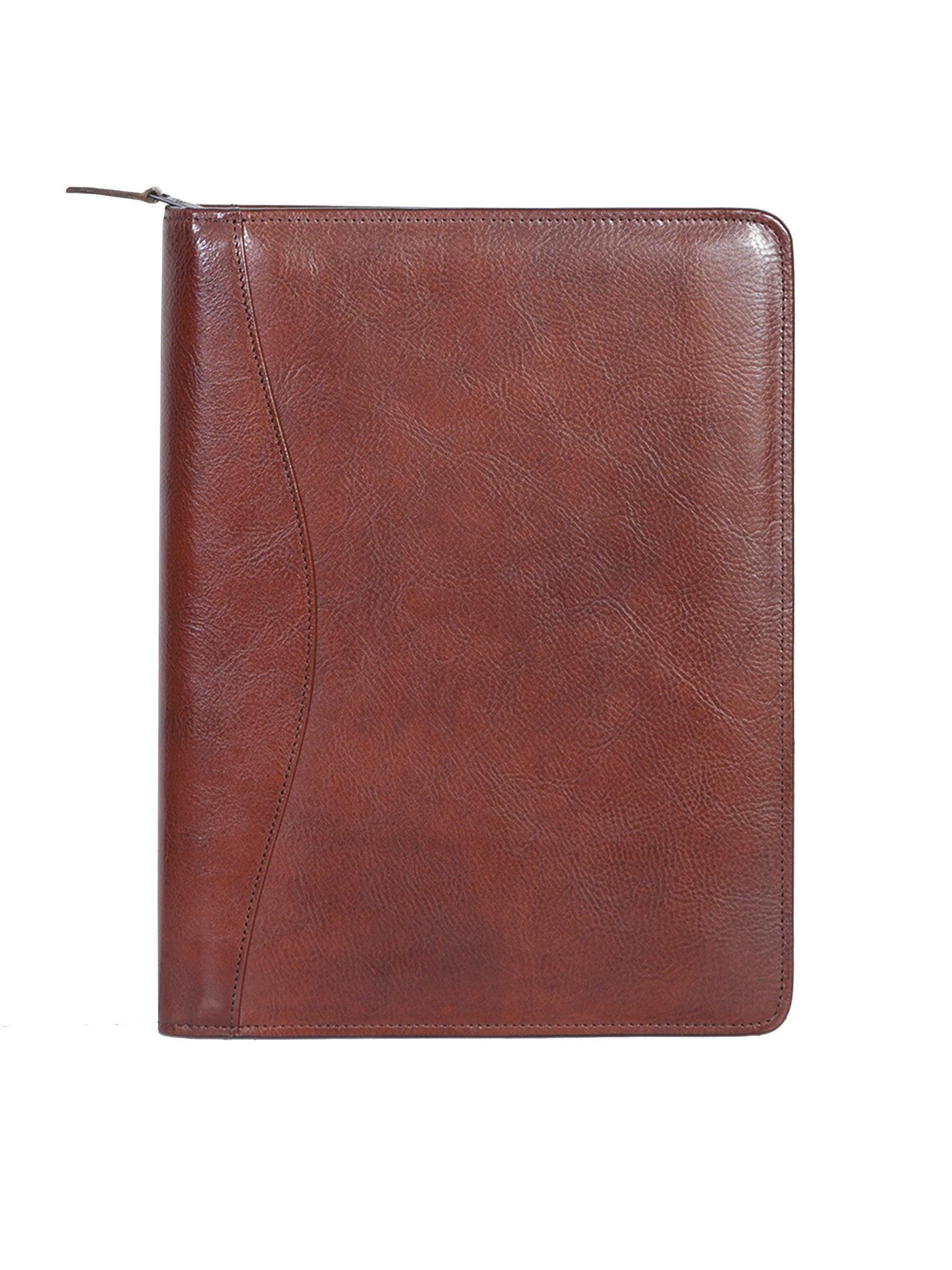 Scully Leather zip planner and letter pad - Scully Leather